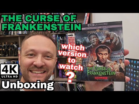 The Curse of Frankenstein 4K Unboxing - MY FIRST HAMMER HORROR