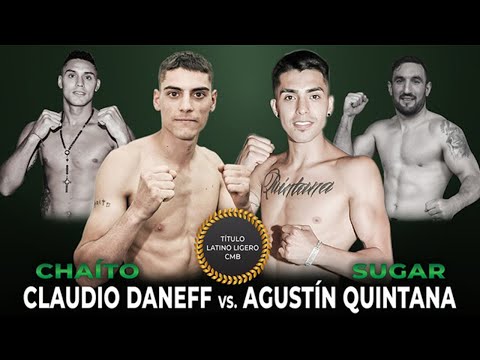 Agustin Ezequiel Quintana TKOd his Fellow Argentine Claudio Gabriel Daneff  in the 7th Round