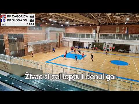 Isječci - 3. HRL Središte, 8.kolo, RK Zagorica vs RK Sloga SN