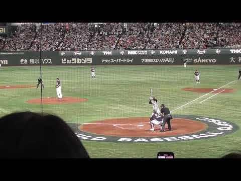 経営学科 大谷翔平のWBC28打席！大会最速191キロのツーベース。対チェコ第３打席（大会第14打席目）、2023年3月11日
