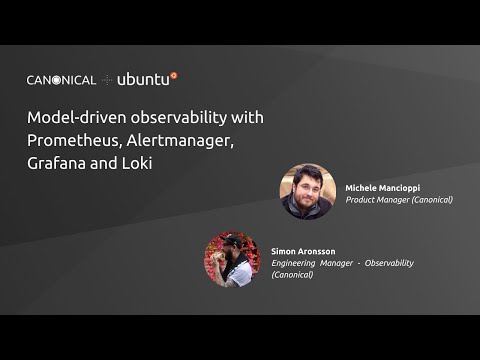 Model driven observability with Prometheus, Alertmanager, Grafana and Loki