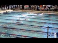 Dani Cabrera 50 Freestyle at Wisconsin YMCA State, March 2014