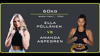 Ella Pöllänen Vs Amanda Aspegren Full fight F2f event