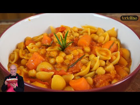 Sicilian Chickpea Pasta  - Warm, Traditional, and Full of Flavour
