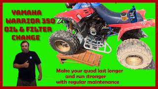 Yamaha Warrior 350 Oil & Filter Change
