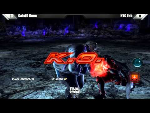 Tekken Tag Tournament 2 Top 8 CafeId Knee vs AGE NYC Fab - Final Round XVI