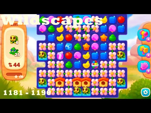 Wildscapes Level 1181 - 1190 HD Walkthrough | 3 - match game | gameplay | android | ios | pc | app