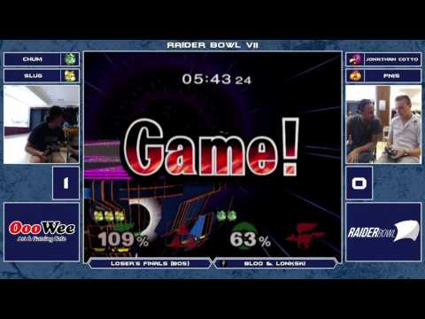 Raider Bowl VII Melee Doubles - Chum + Slug (Green) vs Jonathan Cotto + PNIS (Red) - Loser's Finals