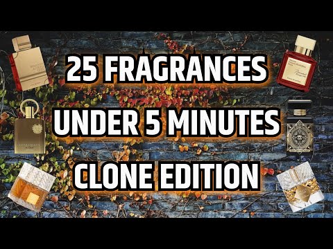 25 Popular MENS FRAGRANCE CLONES Reviewed in 5 MINUTES | 25 in 5 CLONE EDITION | ARMAF, LATTAFA…