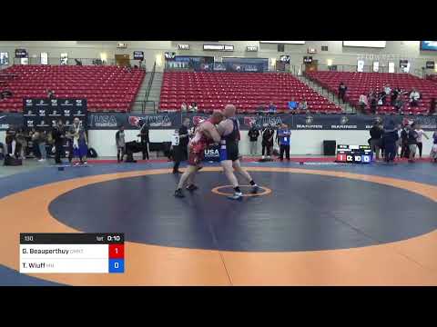 130 Lbs Rr Rnd 4 - Gabe Beauperthuy, The Community Wrestling Club Vs Travis Wiuff, Minnesota Fb2e