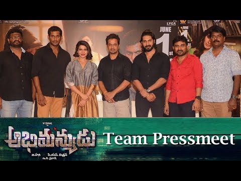 Abhimanyudu Movie Team Pressmeet