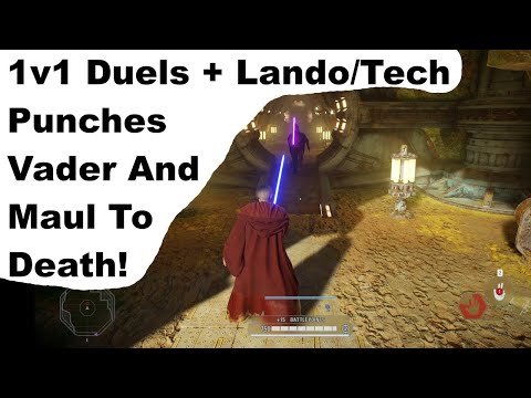 Star Wars Battlefront 2: (No Commentary) Hero Showdown 1v1 Duels Gameplay.