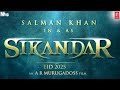 Salman Khan In & As Sikandar New Movie’s Official Title Announcement Video Directed By AR Murugadoss