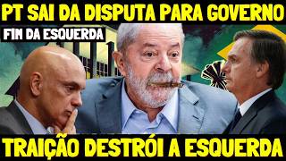 LULA LAMENTA! RACHA TIRA PT DA DISPUTA DO GOVERNO   PANE EM AVIÃO DE MENDONÇA BOMBAAA