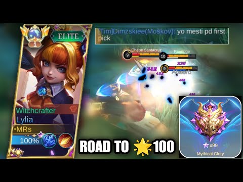 LYLIA FIRSTPICK DEMI BLINK² | Road to MYTHIC 100 use Lylia - Lylia Gameplay