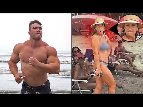 😱 Zancanelli sem camisa parou a praia