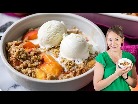 Peach Crisp is a Great Way to Use Up Fresh Summer Peaches