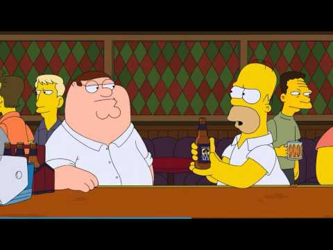 The Simpsons vs. Family Guy Crossover (Comic Con Preview)