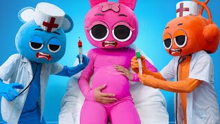 Doctor Sky & Oren rescue Pinki with stomach pain 😱👩‍⚕️| Incredibox Sprunki In Real Life