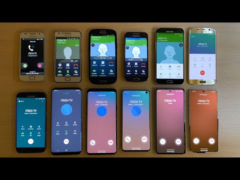 Samsung Galaxy S1-S21 12 Incoming Call Collection 2021