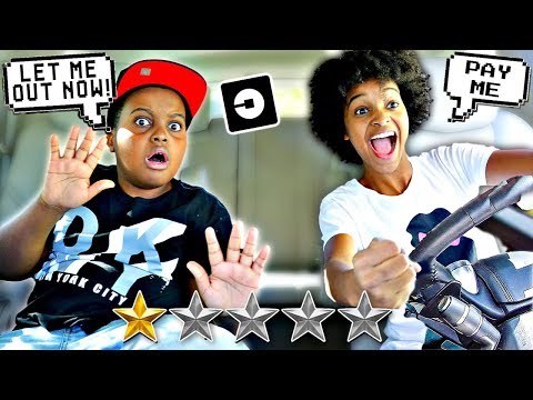 Picked My BROTHER Up In An UBER UNDER DISGUISE! - Onyx Kids