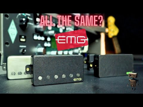 EMG Pickups Comparison - JR, 81, 85, 57, JH, BB (metal)