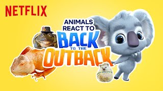 Real Animals React to the Back To The Outback | Netflix After School