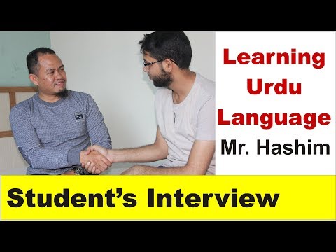 Interview - Indonesian Man Can Speak Urdu Language
