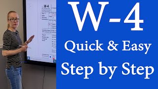 W4 2021 Quick and Easy  2021 w4 tax form Withholding Certificate. How to fill out 2021 W-4 tax form.