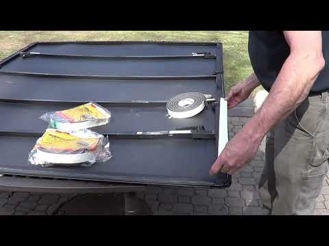 My junk LUND Genesis Tri-fold tonneau cover hinge replacement