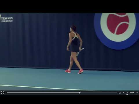 Romanian Tennis player Arina Vasilescu frustrated copy