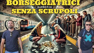 Borseggiatrici giovanissime senza scrupoli derubano tutti