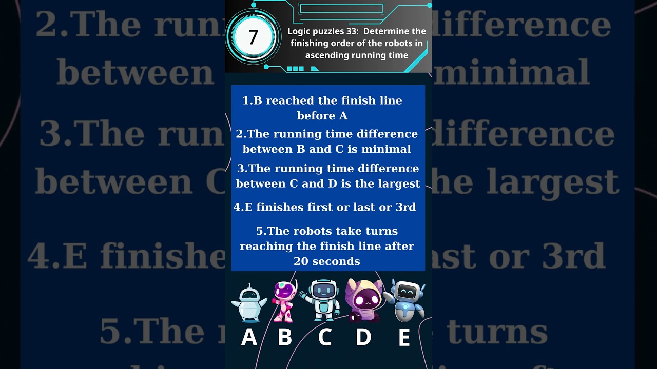 Logic puzzle 33: Who's smarter than 5th graders