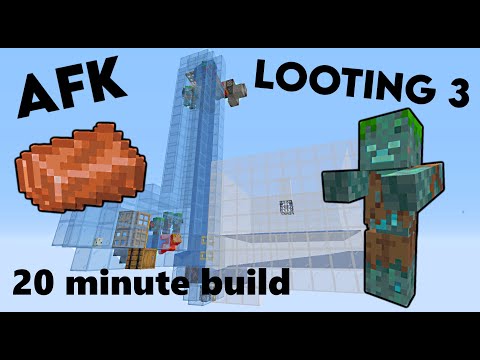 AFK Copper Farm with Looting 3! (Simple) | Minecraft Easy Copper farm