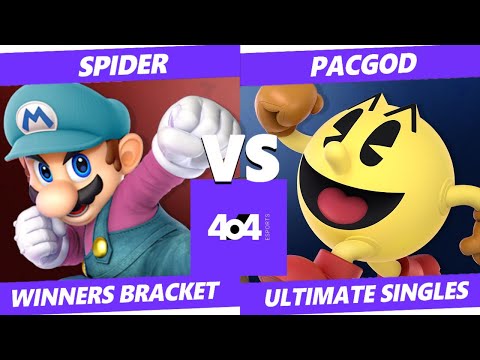 4o4 Smash Night 103 - Spider (Cloud, Mario) vs CT| PacGod (Pac-Man) - Winners Round 2