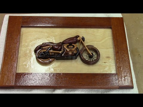 The Woodpecker Ep 237-  Intarsia Harley Davidson