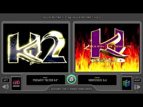 Killer Instinct 2 (Arcade vs Nintendo 64) Side by Side Comparison (Killer Instinct Gold)