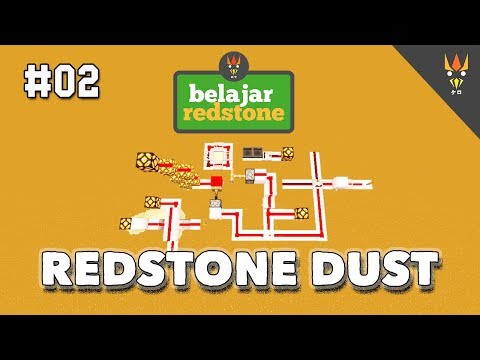 Belajar Redstone #2 : REDSTONE DUST & VERTICAL TRANSMISSION