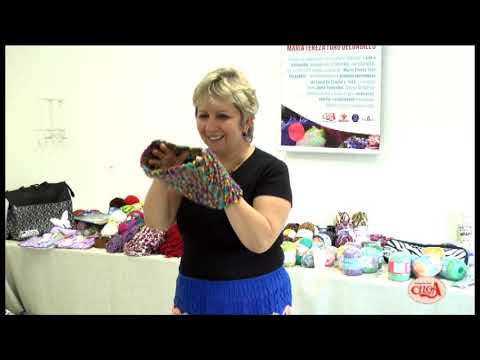 Vitória Quintal faz demonstração das linhas e lãs Coats Corrente - parte 2