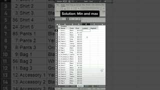 Min max. Learn how to find the lowest and highest value. - Excel Xpert tutorial video
