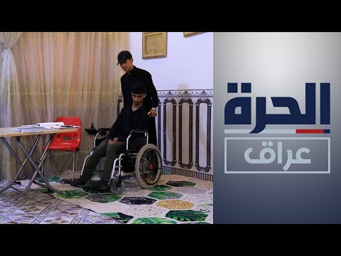 شاهد بالفيديو.. قصة نجاح.. شاب من ذي قار مصاب بـ"شلل رباعي" يحقق تفوقا دراسيا