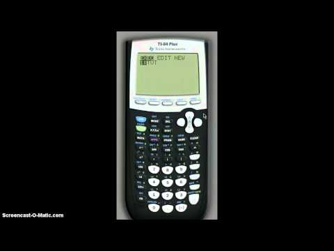 Disp and Variables on the TI-84 Graphing calculator