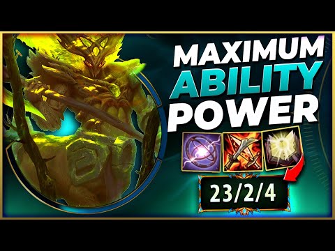 WTF!? INFINITE AP BUILD HECARIM IS ACTUALLY COMPLETELY BUSTED (NUCLEAR DAMAGE) - League of Legends