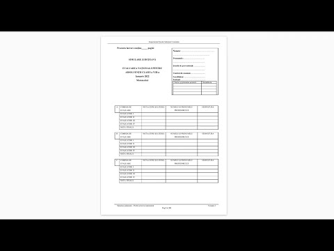 Simulare Evaluare Nationala 2022 - Constanta