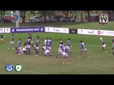 2015 NHRU Round 6 Premier 2 Highlights - Wanderers v Merewether Carlton