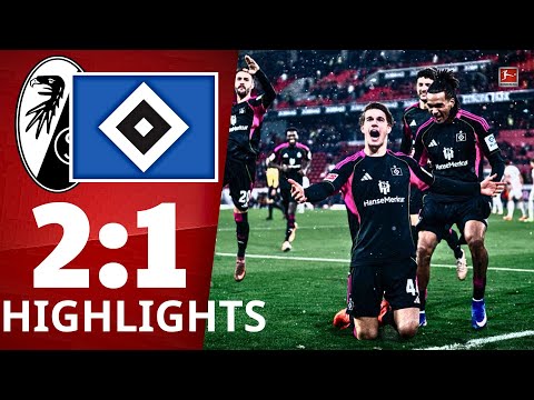 SC Freiburg - HSV | 2:1 | Highlights | Bundesliga, 16. Spieltag 2025/26