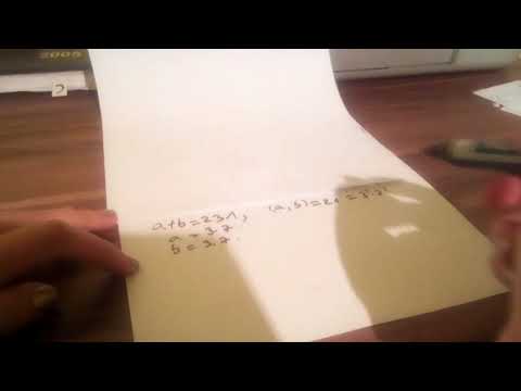 aflati doua numere stiind ca suma lor este 231 si cmmdc lor este 21