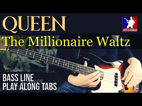 Queen - The Millionaire Waltz /// BASS LINE [Play Along Tabs]