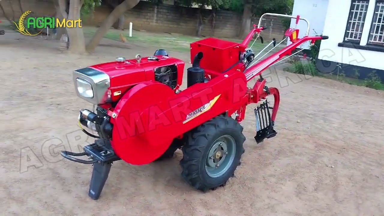 Massive MT20 20HP Walking Tractor with Furrow Plough | Readily Available for Sale | Agri Mart Zambia