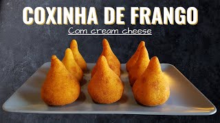 Coxinha de frango com cream cheese [Receita passo a passo]